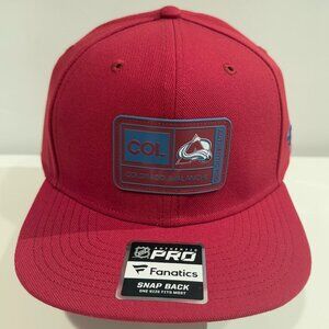Colorado Avalanche NHL Fanatics Authentic Pro Adjustable Snapback Hat  hatnbounc